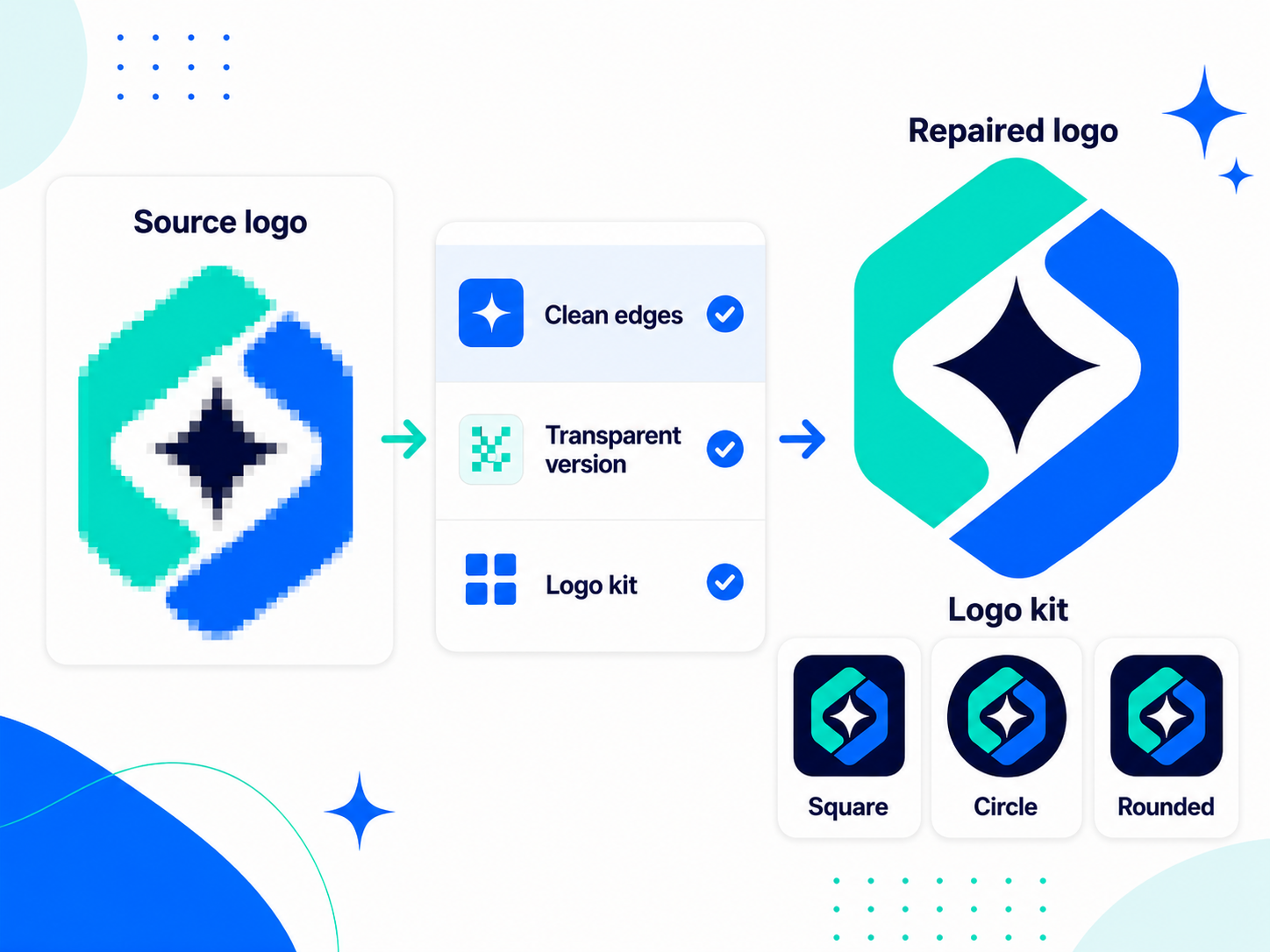 Logo Repair app preview